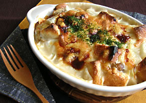 たっぷり野菜の和風パングラタン